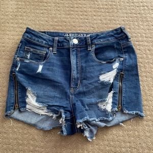 Highwaisted Jean shorts